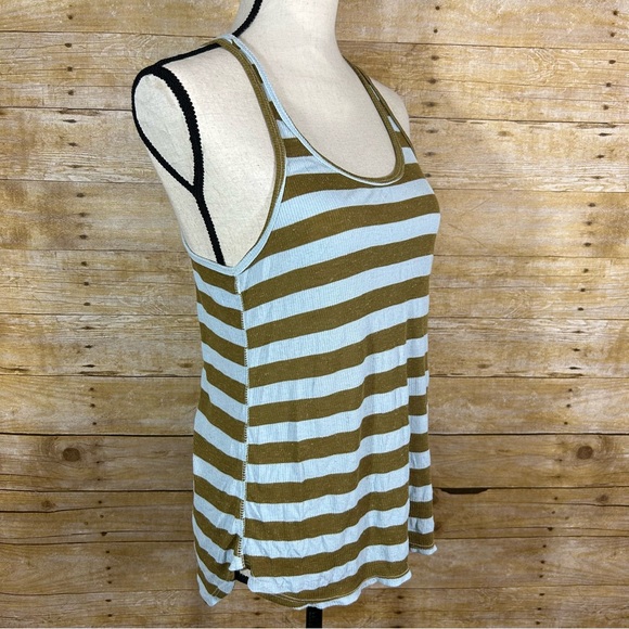 Volcom Juniors Lived In Rib Tank Top Size S Striped Racerback - Picture 6 of 9